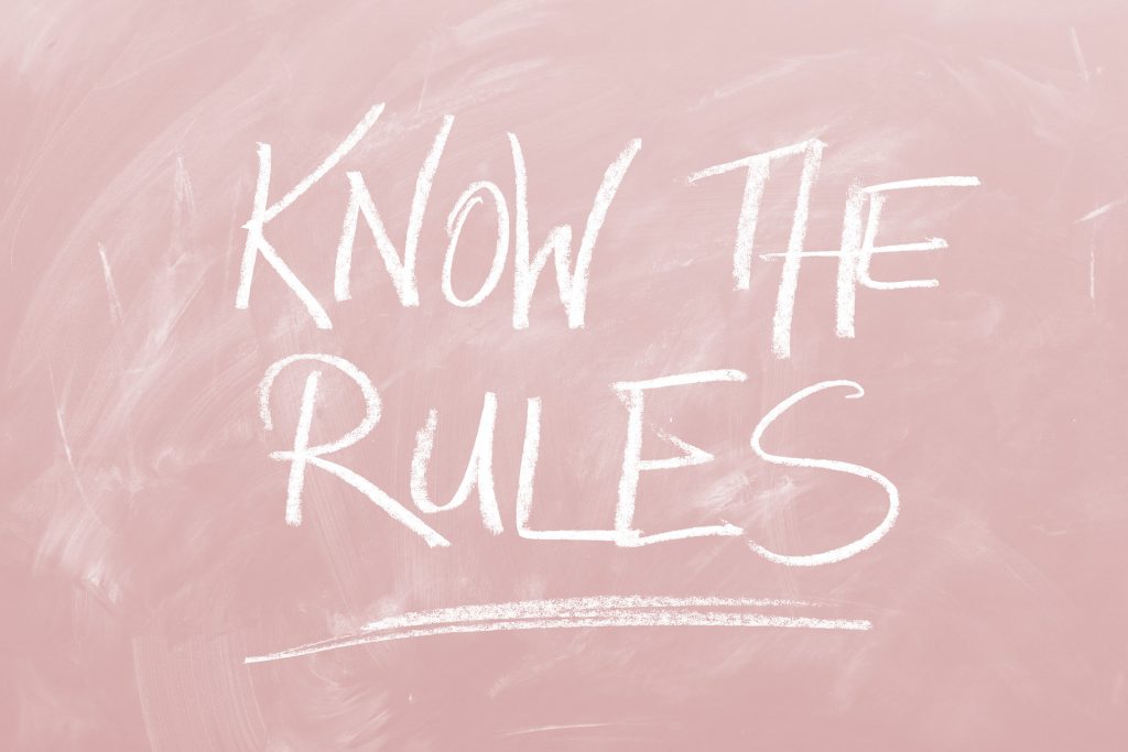 Conosci le regole -  know the rules
