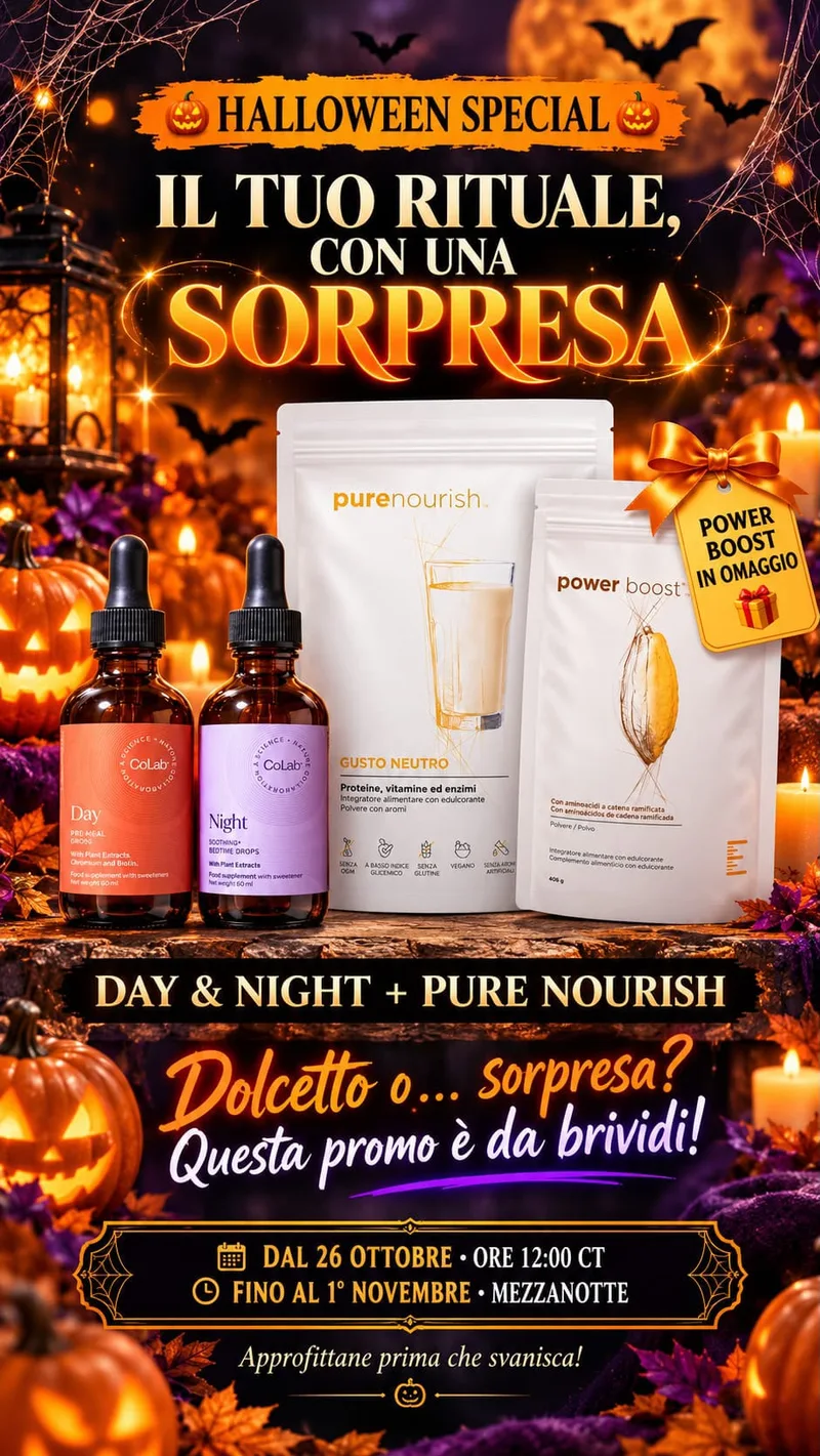 Day & Night + PureNourish — In omaggio: Power Boost