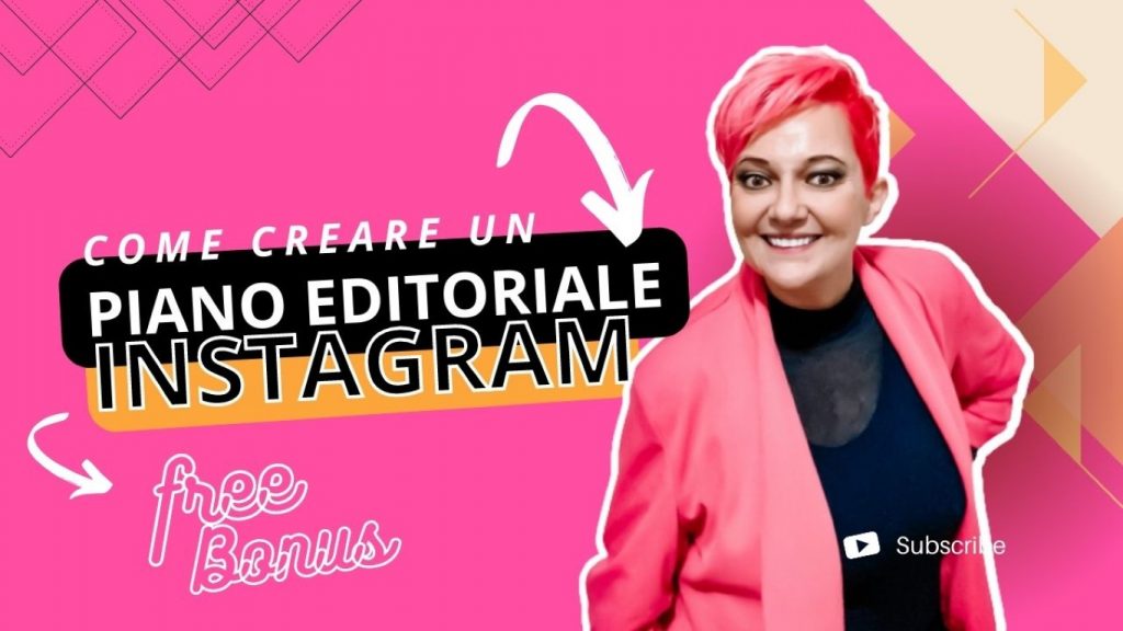Piano editoriale instagram